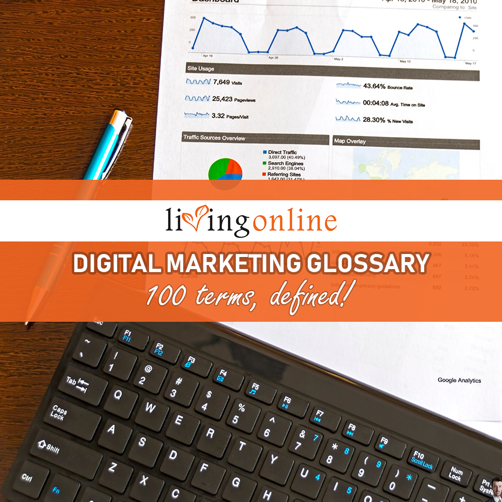 Glossary Of 100 Digital Marketing Terms | Living Online